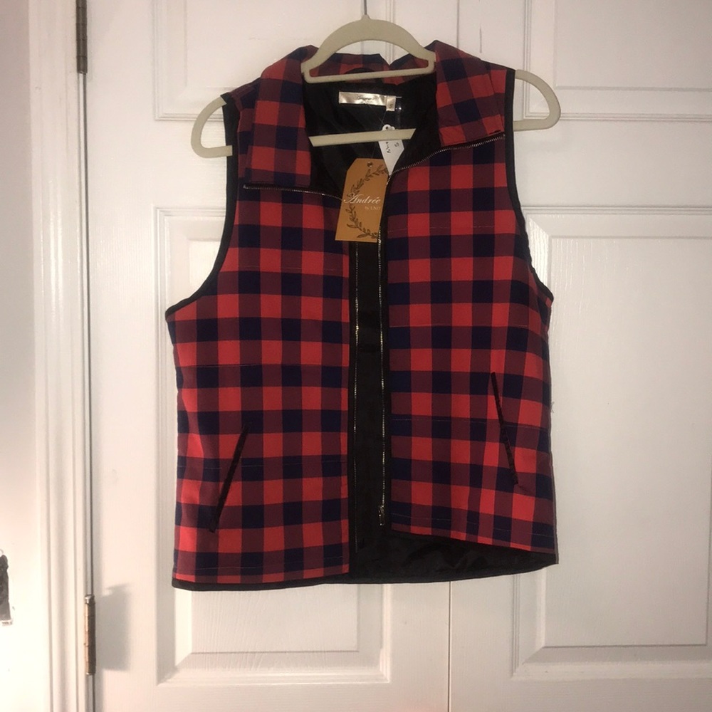 New Plaid Vest